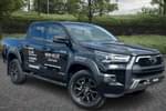 2023 Toyota Hilux Diesel Invincible X D/Cab Pick Up 2.8 D-4D Auto in Black at Listers Toyota Lincoln
