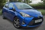 2020 Toyota Yaris Hatchback 1.5 VVT-i Y20 5dr (Mono-tone) in Blue at Listers Toyota Boston