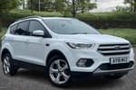 2018 Ford Kuga Diesel Estate 2.0 TDCi Titanium X 5dr 2WD in Special solid - Frozen white at Listers Toyota Nuneaton