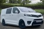 2022 Toyota Proace Long Diesel 2.0D 180 Design Crew Van (TSS) Auto (8 speed) in White at Listers Toyota Nuneaton