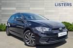 2022 Volkswagen Polo Hatchback 1.0 TSI Life 5dr DSG in Deep Black at Listers Volkswagen Coventry
