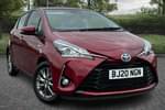 2020 Toyota Yaris Hatchback 1.5 Hybrid Icon 5dr CVT in Red at Listers Toyota Coventry