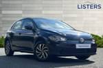 2022 Volkswagen Polo Hatchback 1.0 TSI Life 5dr DSG in Black at Listers Volkswagen Loughborough