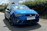 2022 SEAT Ibiza Hatchback 1.0 TSI 110 FR Sport 5dr DSG in Sapphire Blue at Listers SEAT Worcester