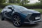 2023 Toyota C-HR Hatchback 1.8 Hybrid Design 5dr CVT (Pan Roof) in Blue at Listers Toyota Grantham