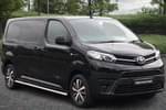 2022 Toyota Proace Medium Electric 100kW Icon 50kWh Van Auto in Black at Listers Toyota Cheltenham