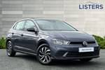 2021 Volkswagen Polo Hatchback 1.0 TSI Life 5dr in Smokey Grey at Listers Volkswagen Worcester