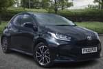 2023 Toyota Yaris Hatchback 1.5 Hybrid Design 5dr CVT in Black at Listers Toyota Grantham