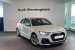 2020 Audi A1 Sportback 35 TFSI S Line 5dr S Tronic in Shell White at Birmingham Audi