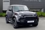 2022 Land Rover Defender Diesel Estate 3.0 D250 X-Dynamic SE 90 3dr Auto in Santorini Black at Listers Land Rover Droitwich
