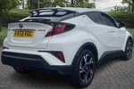 Image two of this 2023 Toyota C-HR Hatchback 1.8 Hybrid Design 5dr CVT in White at Listers Toyota Coventry