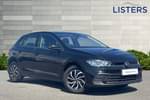 2023 Volkswagen Polo Hatchback 1.0 TSI Life 5dr in Deep black at Listers Volkswagen Stratford-upon-Avon