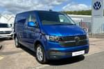 2024 Volkswagen Transporter T32 SWB Diesel 2.0 TDI 150 Highline Van in Ravenna Blue Metallic at Listers Volkswagen Van Centre Worcestershire