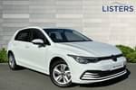 2023 Volkswagen Golf Hatchback 1.0 TSI Life 5dr in Pure white at Listers Volkswagen Evesham