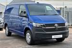 2024 Volkswagen Transporter T30 SWB Diesel 2.0 TDI 110 Startline Van in Ravenna Blue Metallic at Listers Volkswagen Van Centre Worcestershire