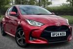 2024 Toyota Yaris Hatchback 1.5 Hybrid Design 5dr CVT in Red at Listers Toyota Coventry