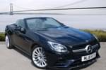 2018 Mercedes-Benz SLC Roadster 300 AMG Line 2dr 9G-Tronic in obsidian black metallic at Mercedes-Benz of Hull