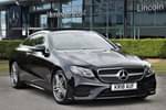 2018 Mercedes-Benz E Class Coupe E300 AMG Line Premium 2dr 9G-Tronic in obsidian black metallic at Mercedes-Benz of Lincoln