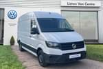 2024 Volkswagen Crafter CR35 MWB Diesel FWD 2.0 TDI 140PS Trendline High Roof Van Auto in White at Listers Volkswagen Van Centre Coventry