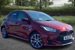 2021 Toyota Yaris Hatchback 1.5 Hybrid Excel 5dr CVT in Red at Listers Toyota Lincoln