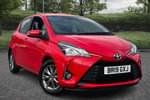2019 Toyota Yaris Hatchback 1.5 VVT-i Icon 5dr in Red at Listers Toyota Coventry