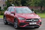 2021 Mercedes-Benz GLA Hatchback Special Editions 250e Exclusive Edition 5dr Auto in designo patagonia red metallic at Mercedes-Benz of Hull