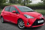 2017 Toyota Yaris Hatchback 1.5 Hybrid Excel 5dr CVT (15 inch) in Red at Listers Toyota Lincoln