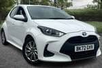 2022 Toyota Yaris Hatchback 1.5 Hybrid Icon 5dr CVT in White at Listers Toyota Coventry