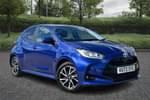 2022 Toyota Yaris Hatchback 1.5 Hybrid Design 5dr CVT in Blue at Listers Toyota Stratford-upon-Avon