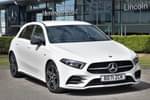 2021 Mercedes-Benz A Class Hatchback Special Editions A200 AMG Line Executive Edition 5dr Auto in digital white at Mercedes-Benz of Lincoln