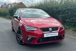 2022 SEAT Ibiza Hatchback 1.0 TSI 110 FR Edition 5dr in Red at Listers SEAT Worcester