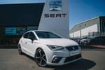 2021 SEAT Ibiza Hatchback 1.0 TSI 95 FR Sport 5dr in Nevada White at Listers SEAT Coventry
