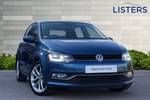 2016 Volkswagen Polo Hatchback 1.0 110 SEL 5dr in Reef Blue at Listers Volkswagen Loughborough