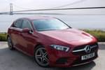 2021 Mercedes-Benz A Class Diesel Hatchback A220d AMG Line Executive 5dr Auto in designo patagonia red metallic at Mercedes-Benz of Hull