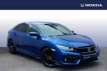 2021 Honda Civic Hatchback 1.5 VTEC Turbo Sport 5dr CVT in Brilliant Sporty Blue at Listers Honda Solihull