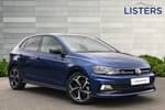 2021 Volkswagen Polo Hatchback 1.0 TSI 110 R-Line 5dr in Reef blue at Listers Volkswagen Stratford-upon-Avon