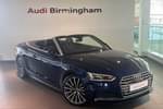 2019 Audi A5 Diesel Cabriolet 40 TDI Quattro S Line 2dr S Tronic in Navarra Blue Metallic at Birmingham Audi