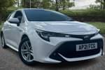 2021 Toyota Corolla Hatchback 1.8 VVT-i Hybrid Icon 5dr CVT in White at Listers Toyota Coventry