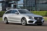 2018 Mercedes-Benz C Class Diesel Estate C220d AMG Line 5dr 9G-Tronic in iridium silver metallic at Mercedes-Benz of Lincoln