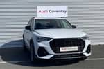 2024 Audi Q3 Diesel Estate 35 TDI Black Edition 5dr S Tronic in Glacier white, metallic at Coventry Audi