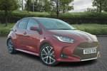 2023 Toyota Yaris Hatchback 1.5 Hybrid Excel 5dr CVT in Red at Listers Toyota Stratford-upon-Avon