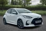 2022 Toyota Yaris Hatchback 1.5 Hybrid Excel 5dr CVT in White at Listers Toyota Stratford-upon-Avon