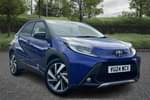 2024 Toyota Aygo X Hatchback 1.0 VVT-i Exclusive 5dr in Blue at Listers Toyota Stratford-upon-Avon