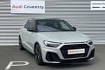 2024 Audi A1 Sportback 25 TFSI Black Edition 5dr S Tronic in Dew silver, metallic at Coventry Audi