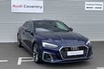 2024 Audi A5 Diesel Coupe 40 TDI 204 Quattro S Line 2dr S Tronic in Navarra Blue Metallic at Coventry Audi