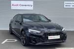 2023 Audi A5 Sportback 35 TFSI Black Edition 5dr S Tronic in Mythos Black Metallic at Coventry Audi