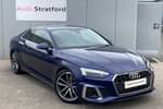 2022 Audi A5 Coupe 35 TFSI S Line 2dr S Tronic in Navarra Blue Metallic at Stratford Audi