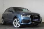 2015 Audi Q3 Estate 2.0T FSI Quattro S Line 5dr S Tronic in Metallic - Utopia blue at Listers U Stratford-upon-Avon