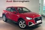 2021 Audi Q2 Estate 35 TFSI S Line 5dr in Tango Red Metallic at Birmingham Audi