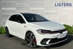 2024 Volkswagen Polo Hatchback 2.0 TSI GTI 5dr DSG in Pure white at Listers Volkswagen Evesham